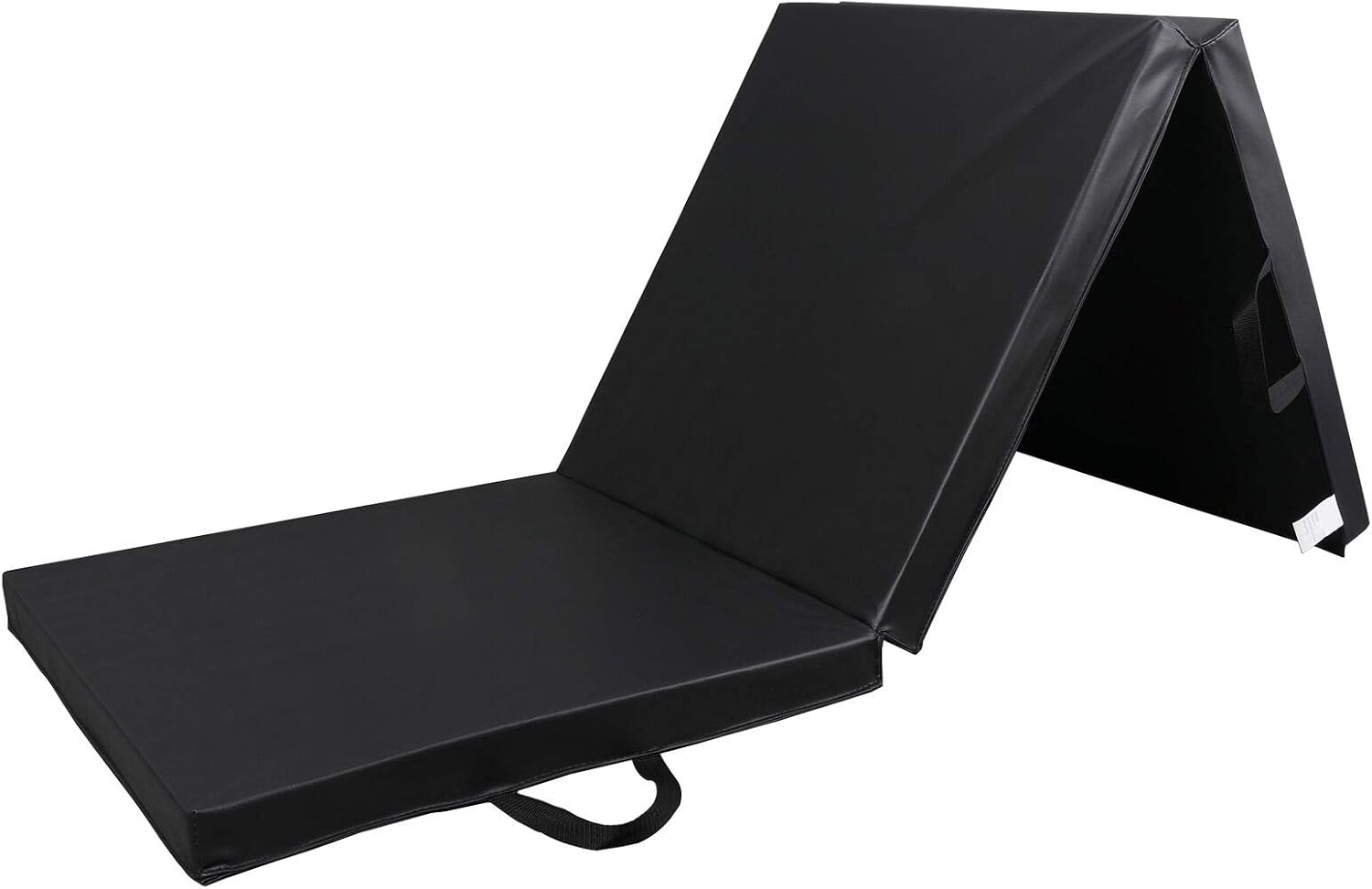 Kunova (TM) Tapis de gym pliable 2" 6' x 2 x 2"' (180x60x5 CM) Tapis de fitness épais avec cuir PU pour gymnastique, yoga, aérobic, arts martiaux, tapis de tumbling léger et portable
