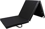 Kunova (TM) Tapis de gym pliable 2" 6' x 2 x 2"' (180x60x5 CM) Tapis de fitness épais avec cuir PU pour gymnastique, yoga, aérobic, arts martiaux, tapis de tumbling léger et portable