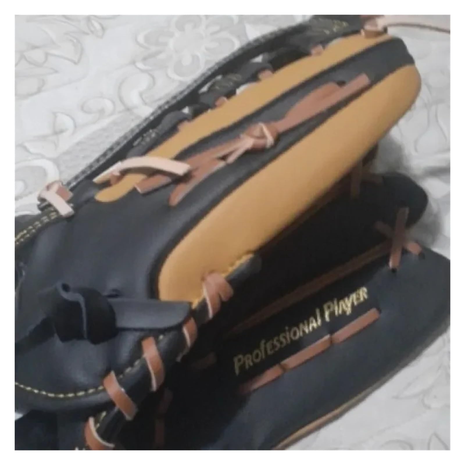 11.5/12.5 "Cuero Guantes de béisbol profesional mitt Softbol formación Catcher equipo deportivo