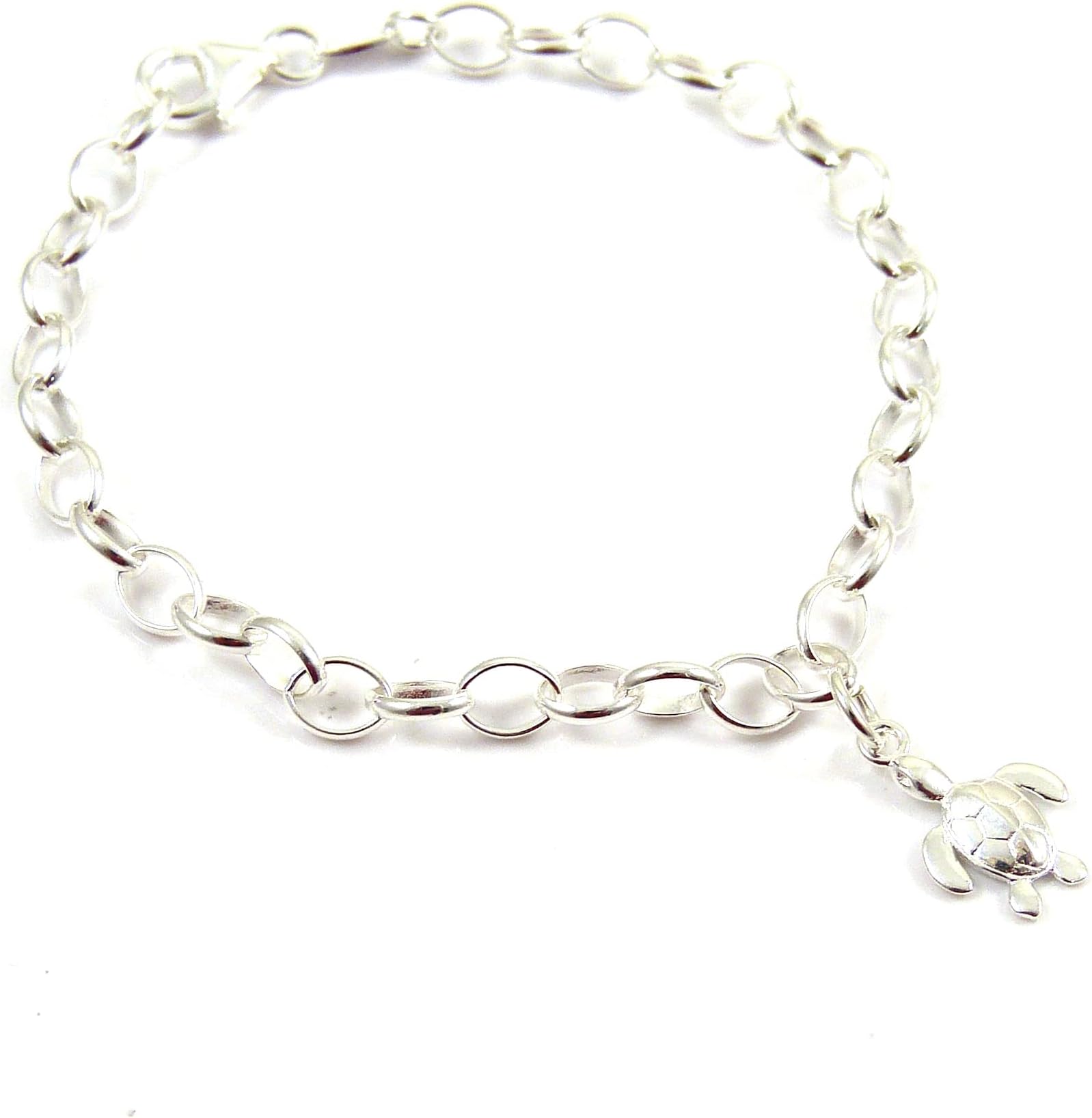 The Strandline925 Sterling Silver Turtle Bracelet - Gift Boxed -Ready To Ship