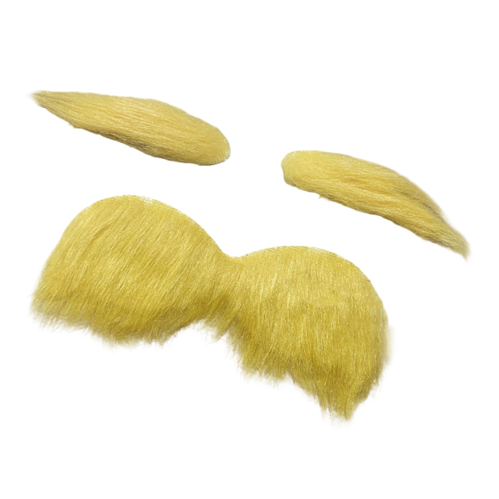 Xjdzineq Fake Mustache and Eyebrows Set, Adhesive Fake Beard, Novelty Realistic Facials Hair for Cosplay Costume Halloween Party Realistic False Facials Hair