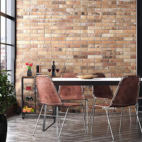 Relaxdays Chariot de Service, Cuisine,3 Supports, paniers, Industriel, métal et MDF, HlP 84x83x37 cm,Blanc,Brun, Acier, 1 élément - Image 6