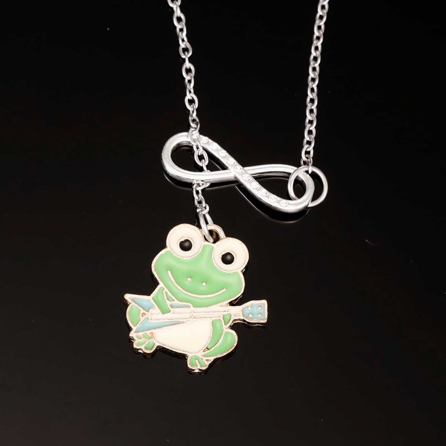 Frog Necklace Gifts for Women Cute Mothers Day Frogs Themed Jewelry Frogs Lovers Frog Necklaces - Image 3