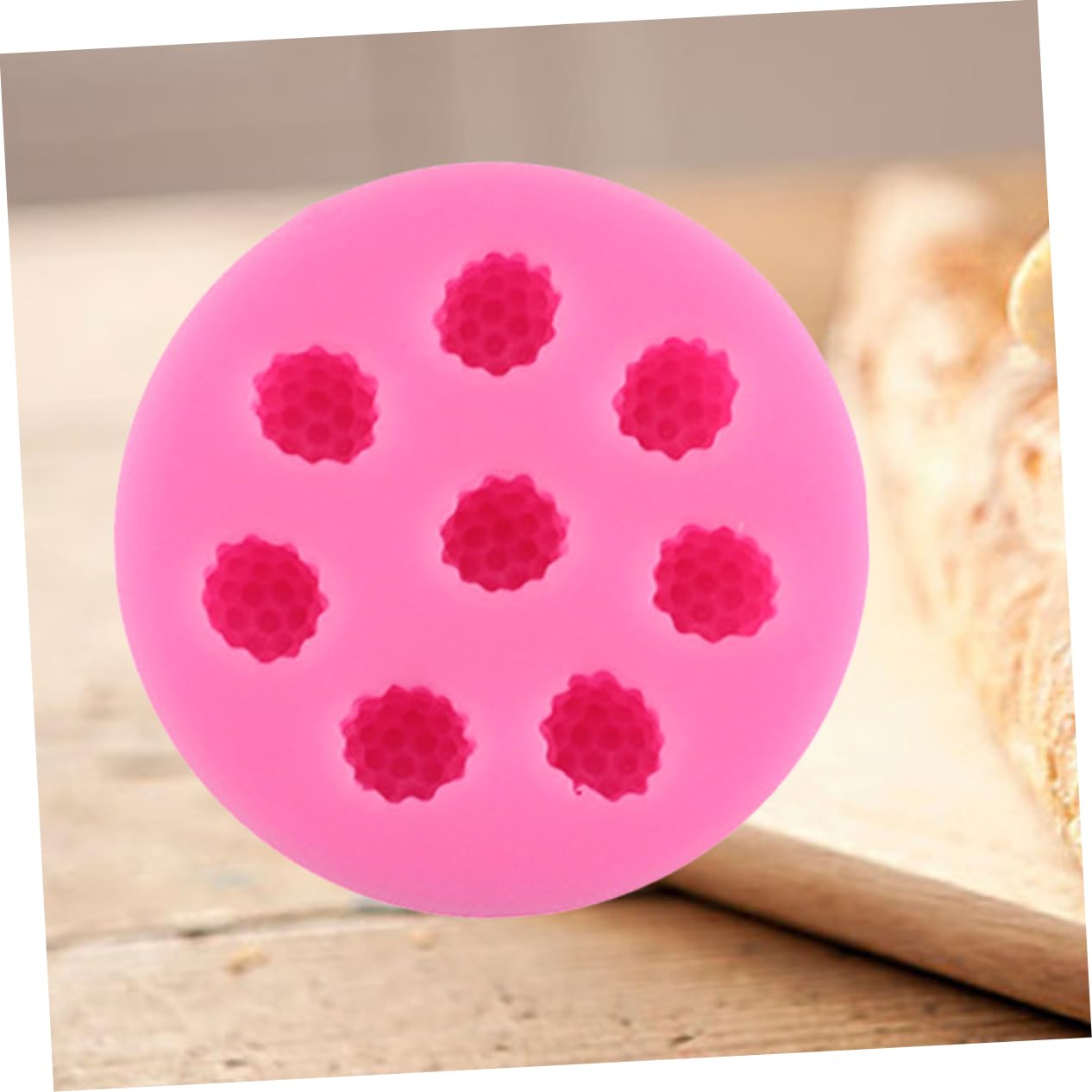 Amosfun 3 Stk Kuchenform Cupcake-Topper DIY-Form Cakesicles Schimmel Formen aus Kuchen Topper Silikonformen schokoladenform silikongießform Geleeform Kuchendekorationswerkzeug Rosa