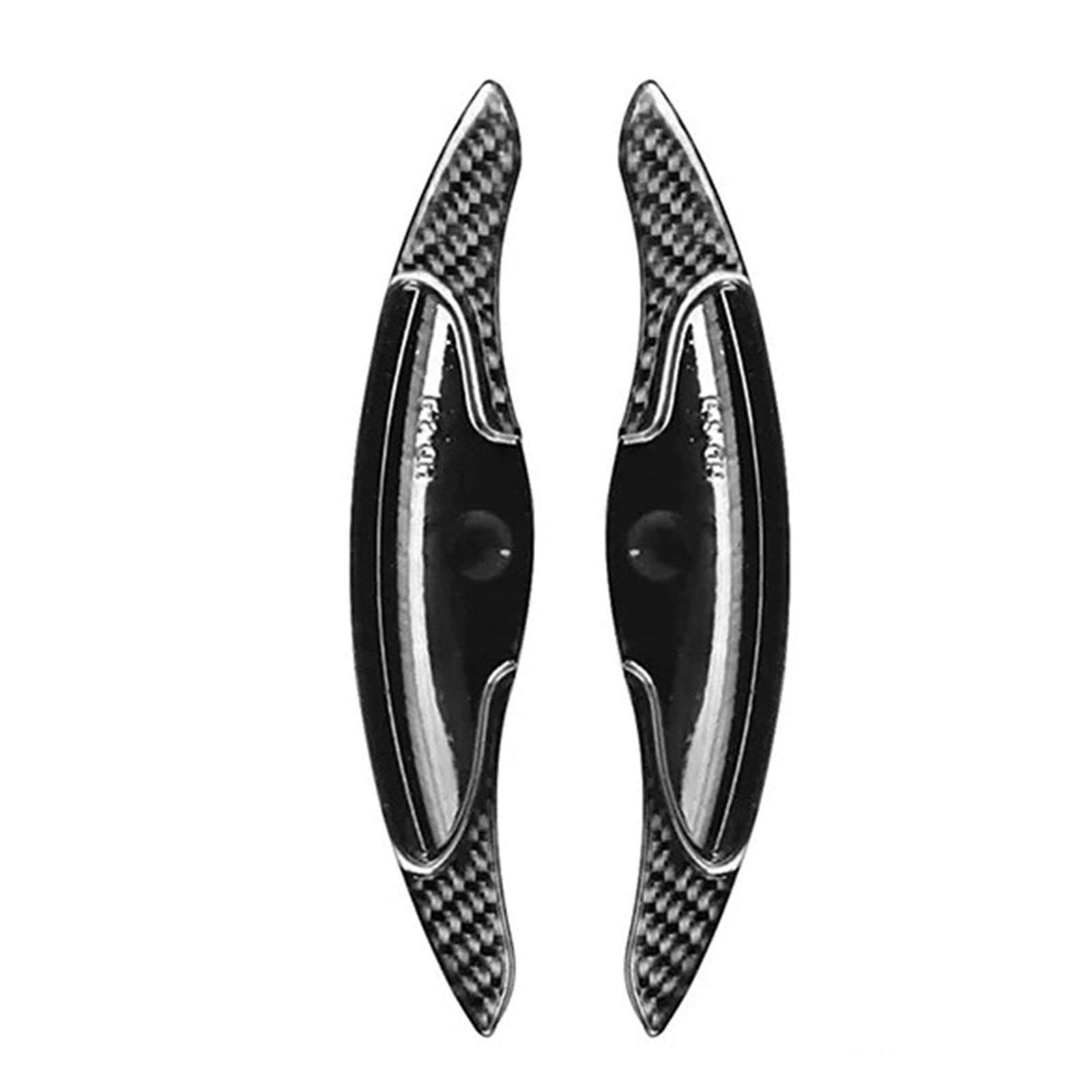 Zhangzhengyao Carbon Fiber Black Car Steering Wheel Shifter Paddle For Hyundai For I30n For Veloster For Kona For Elantra Car Steering Wheel Shifter Paddle Shift Extension(Carbon Fiber Black)