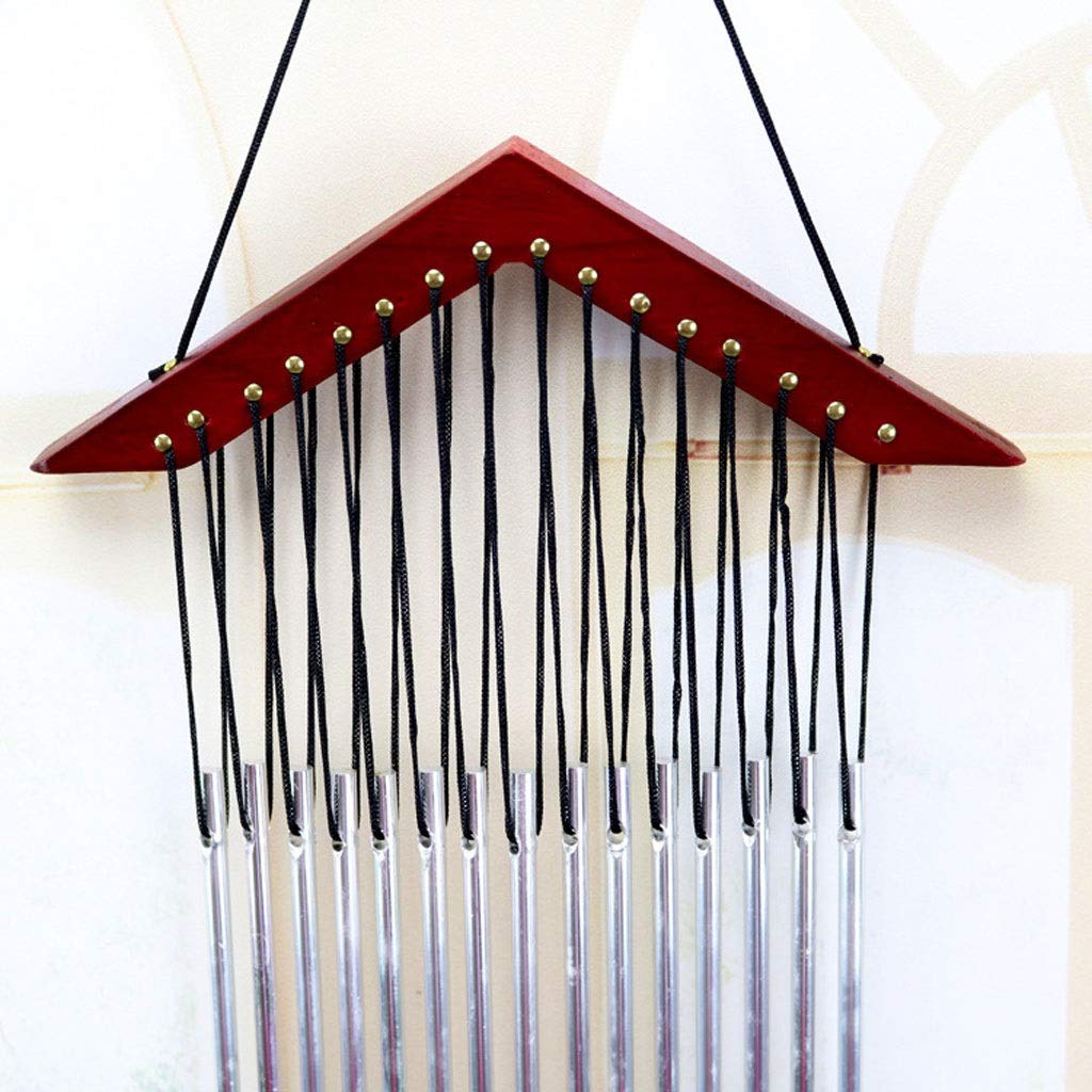 Bellissimi campanelli eolici 15 tubo giardino giardino vento carillon all'aperto vento carillon decorazione regalo legno decorativo carillon del vento artigianato 44 centimetri Campanelli eolici da gi