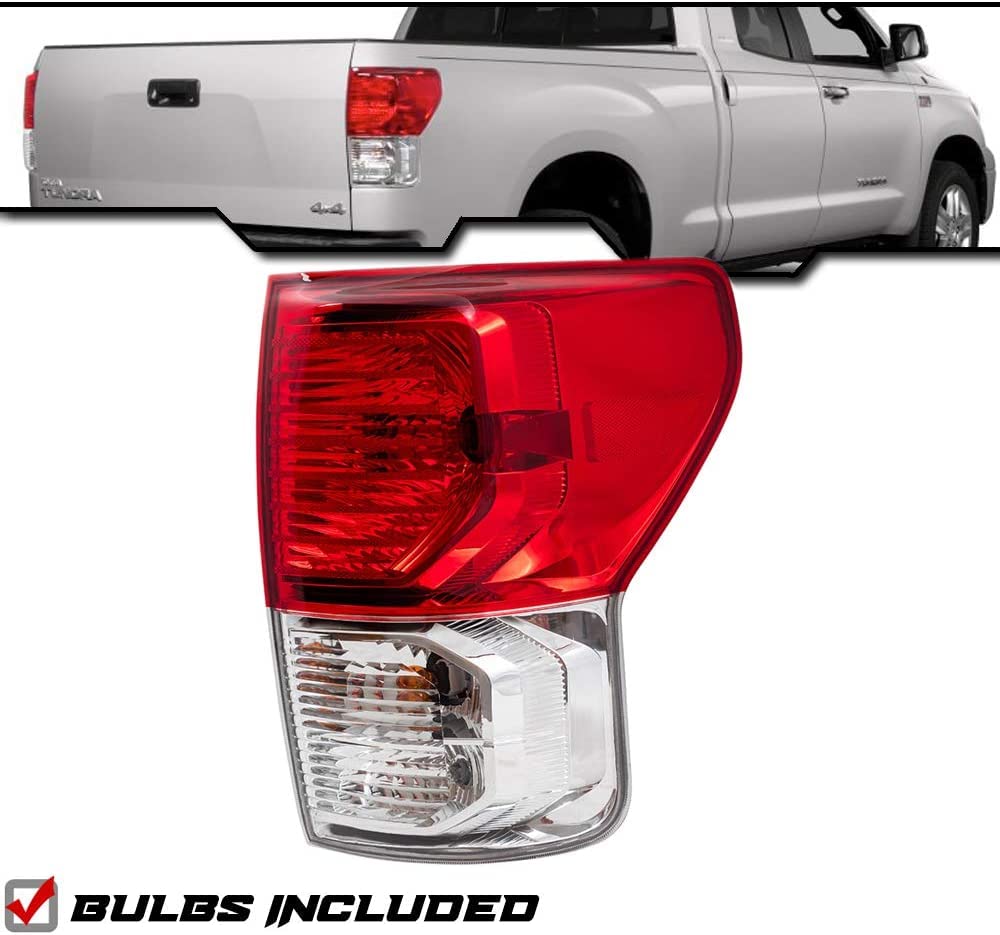 EPIC LIGHTING Rear Brake Tail Light Lens and Housing Assembly Replacement for Toyota 2010-2013 Tundra [ TO2801183 815500C090 ] Right Passenger Side RH