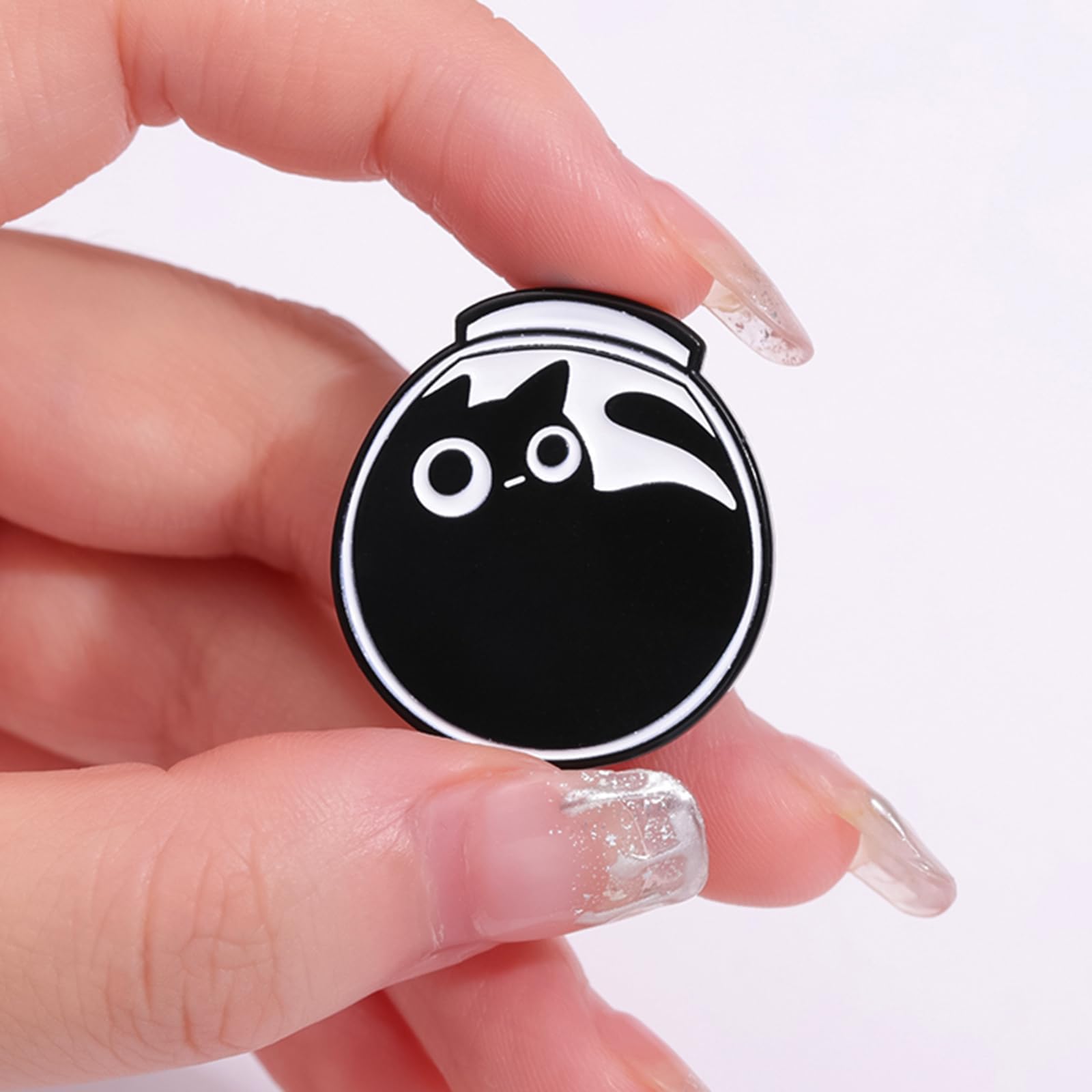 Cartoon Tier Abzeichen 7-teiliges Set Süße Katzen-Emaille-Pins - Lustige  Schwarze Kätzchen-Anstecknadeln Für Jacken, Rucksäcke \u0026 Mehr 7-teilig Katzen  Pin, image size:1600x1600