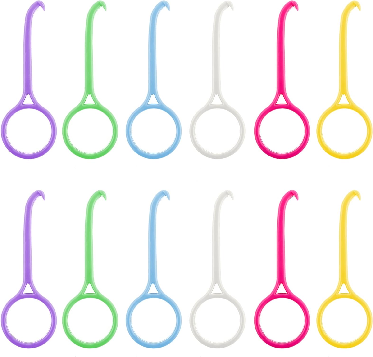 Ouligay 12pcs Aligner Removal Tool Retainer Remover Tool Retainer Removal Tool Aligner Remover Tool Remover for Invisible Brace for Tooth Cleaning Oral Care(6colors)