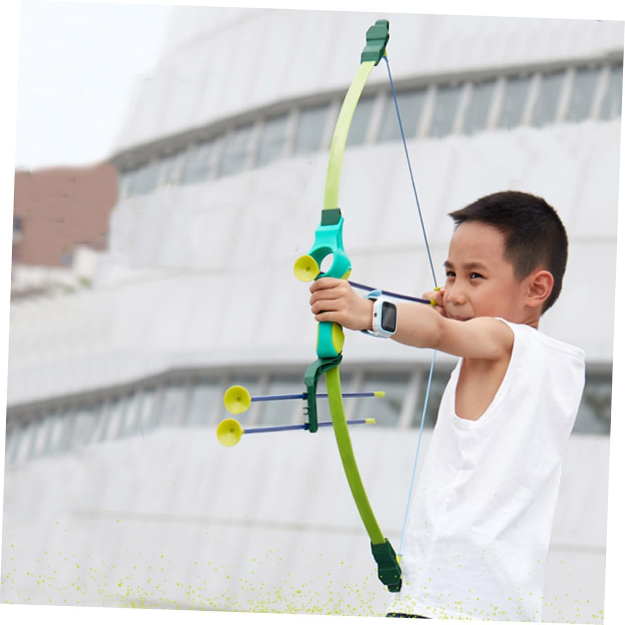 Totority Boy Girl Archery Toy with Suction Cup Arrows Durable Outdoor for Boy Girl Design for Safe Fun The Backyard Park