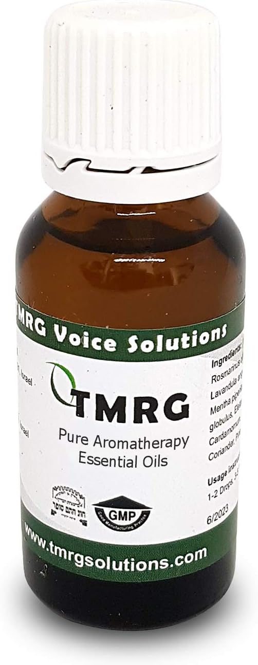 TMRG Voice Synergy Oil Triple Action Professional Vocal Cord Remedy 100% Natural Herbal Voice Supplement Drops (20ml)