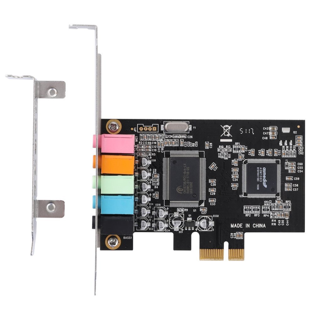 Scheda Audio PCIe Sound Card 5.1, PCI Express Surround