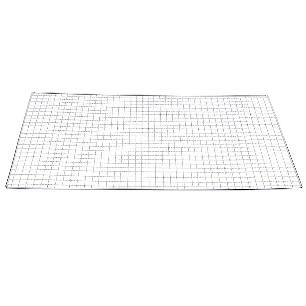 Kosz Bakg 51×30×1 Wielofunkcyjny Grill ze Stali Nierdzewnej z Siatki Drucianej Grill Siatka do Grillowania Stojaki na Grilla Narzędzie Piknikowe