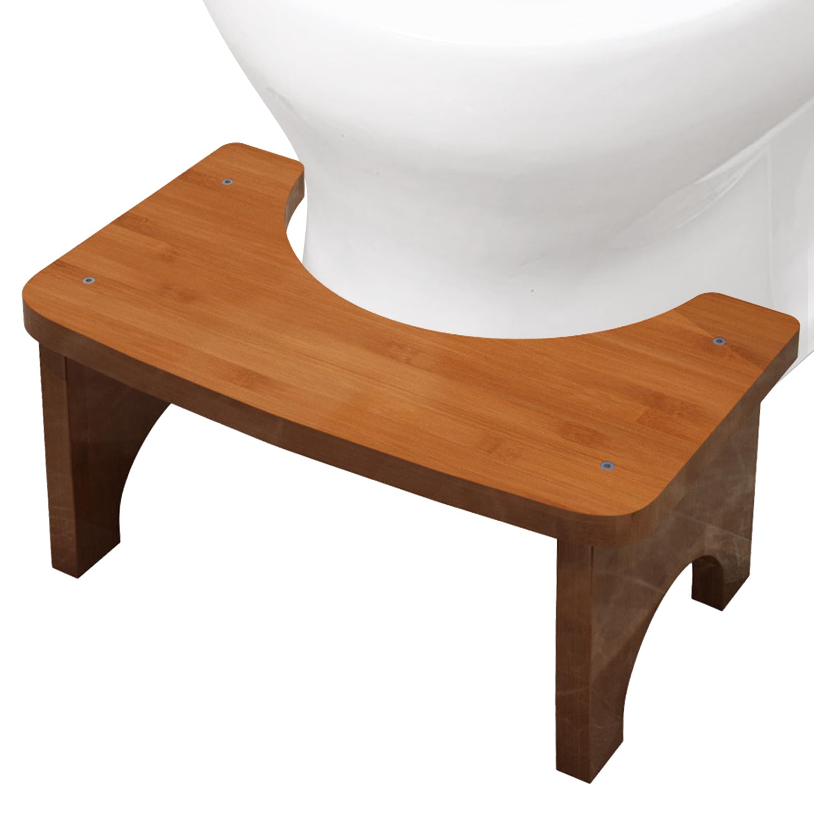 Toilettenhocker Holza,37 * 20 * 17CM Toilettenhocker Aus Holz,WC Hocker Erwachsene,Toiletten Fußbank Aus Holz Für Erwachsene Und Kinder,Gegen Blähungen,Anti Verstopfung(Braun)