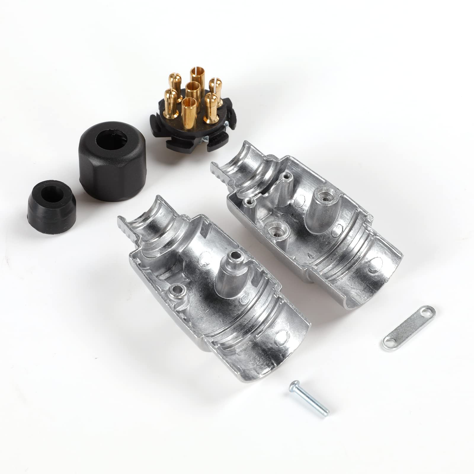 XUEYI Presa Rimorchio 7 Poli Metallo, Con Guarnizione Di Tenuta E - Foto 2