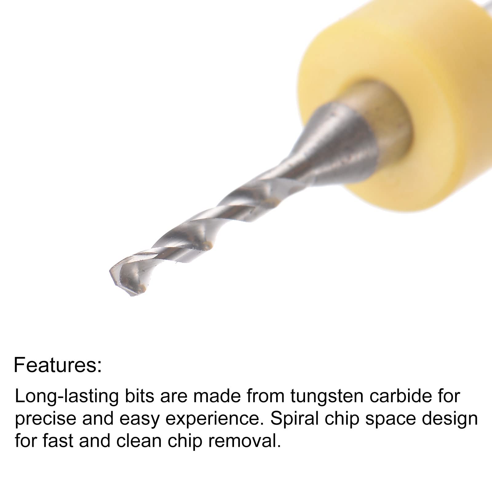 PCB Drill Bits Set - 1/8" Shank Tungsten Carbide -3