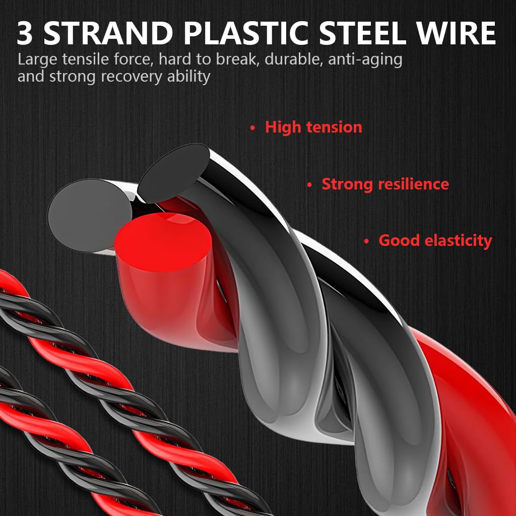 Serplex® 50ft Fish Tape Wire Puller Pulling Wire Through Conduit Easy Wire Puller Tool with Dual Looped Ends Braided Flexible Wire Puller Tool for Walls, Floors, Electrical Conduit, Networking 1