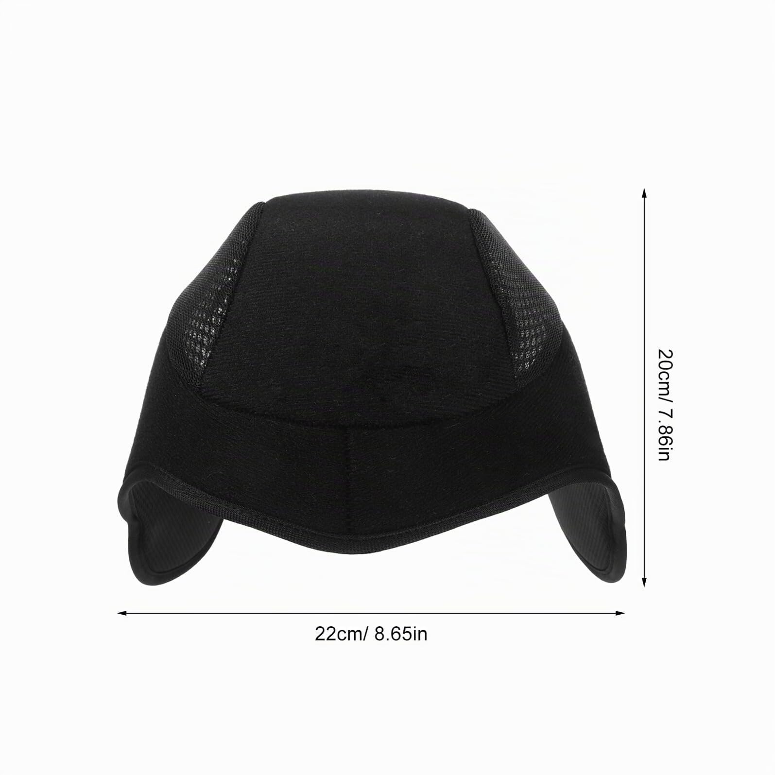iplusmile Inserto per Casco Termico in Spugna Imbottitura Rimovibile, Isolamento e Adattabile a Condizioni Variabili, per Snowboard e Ciclismo All'aperto, Colore Nero
