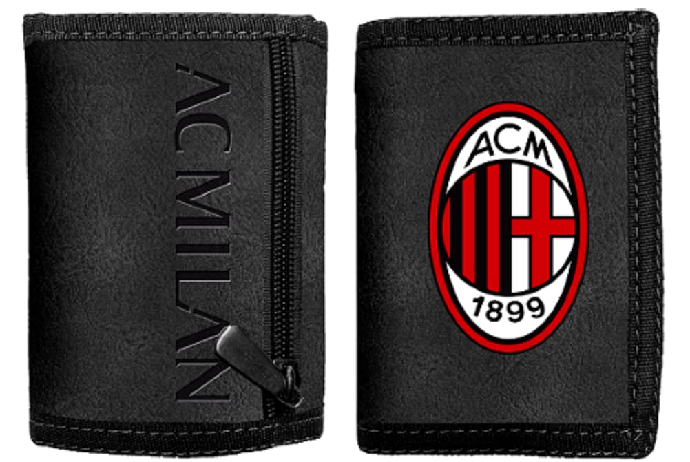 Portafoglio Milan Originale Ufficiale Borsellino a Strappo Enzo Castellano PTFMI141836