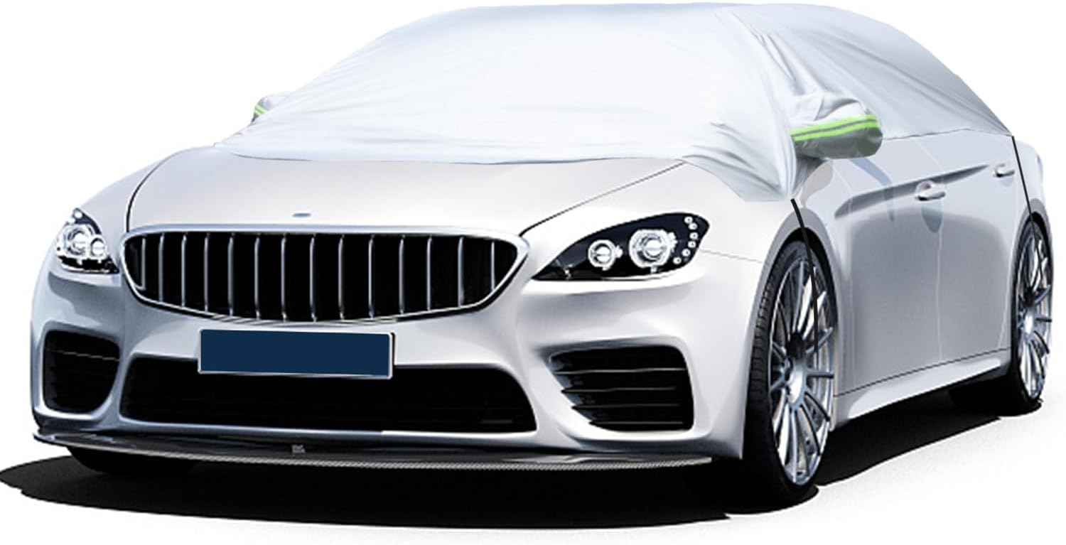 Half Car Cover Waterproof Ninonly Universal Car Top Cover Breathable