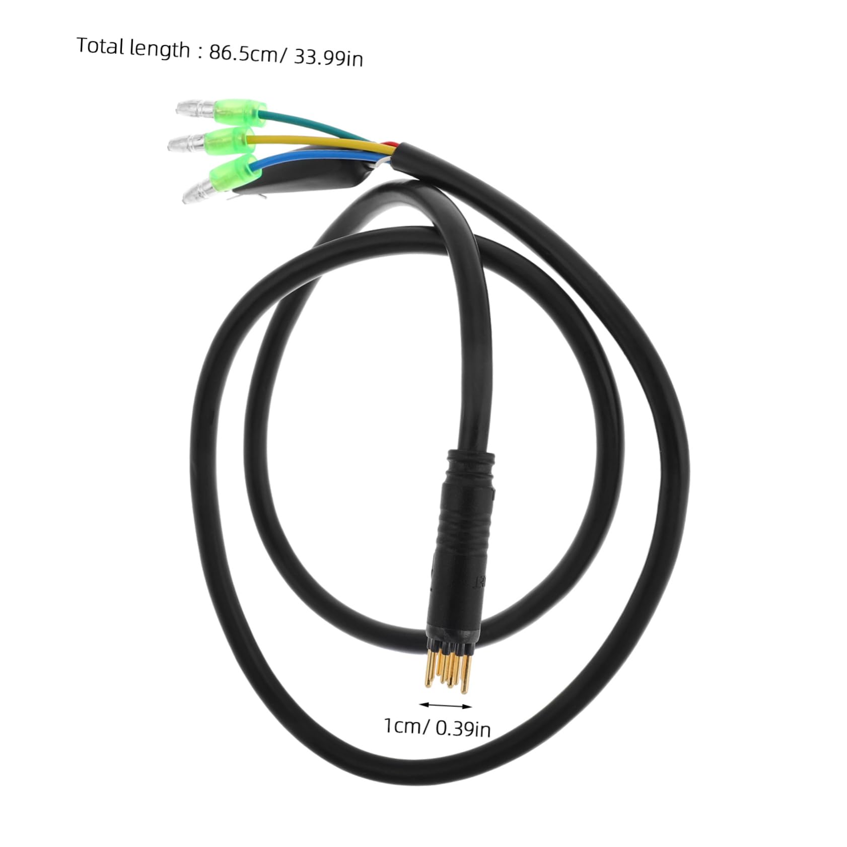 PRETYZOOM Motor Extension Cable for Electric Bike Waterproof Durable Easy Installation Compatible Front Rear Hub Motors