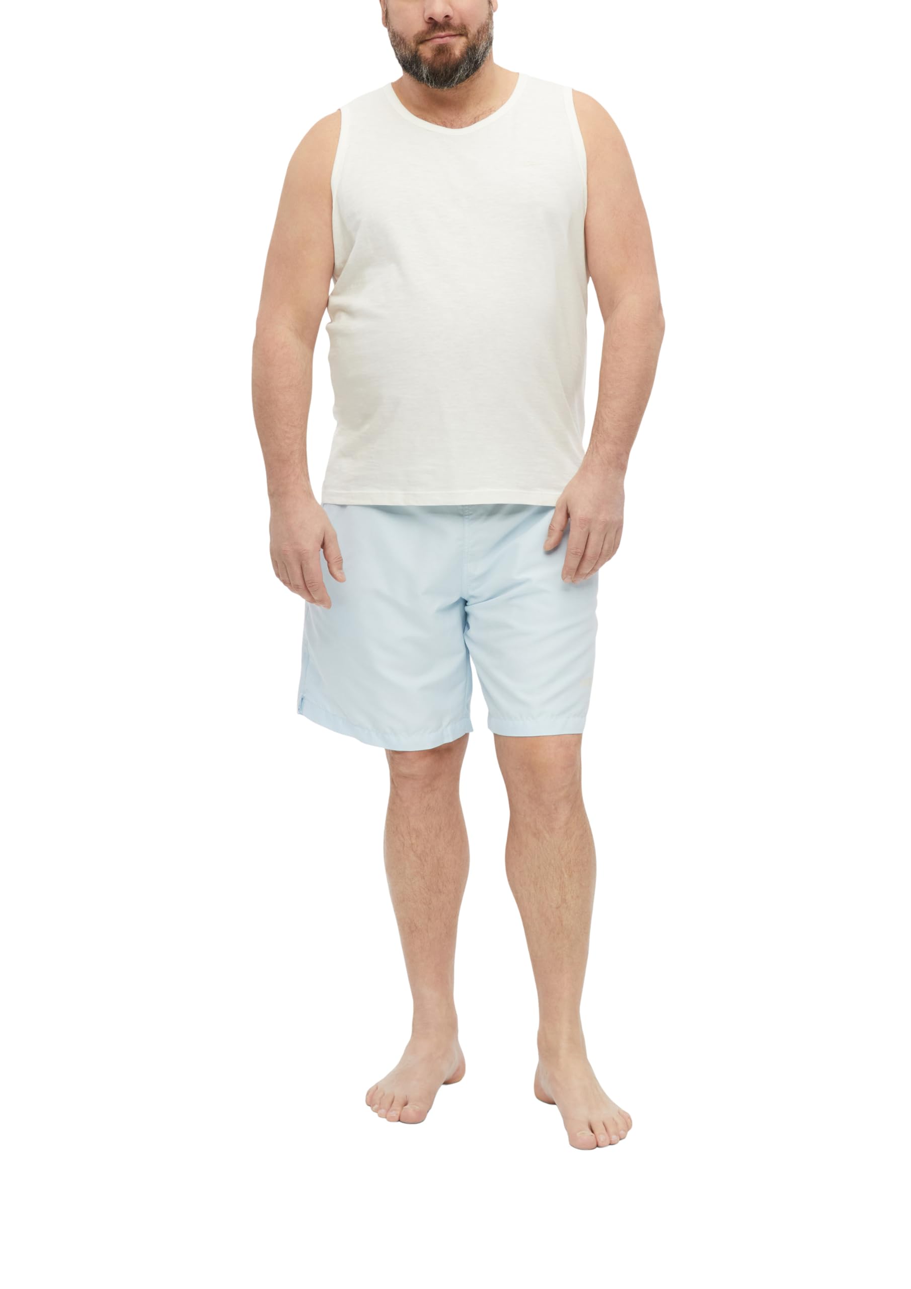 s.Oliver Men's 2181364 Swimming Shorts (Pack of 1), Blue, 4XL