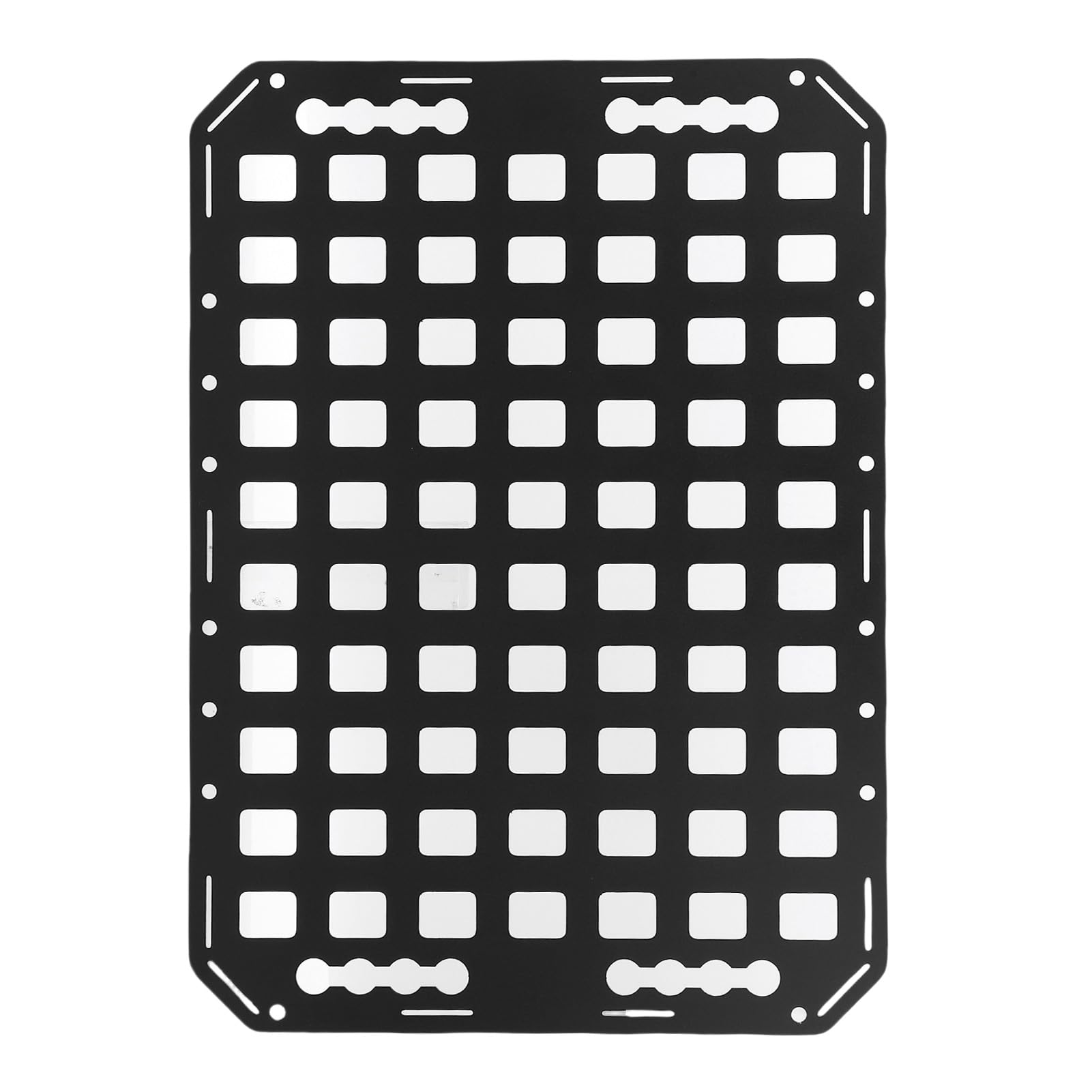 SENECESLI Pannello Molle per Pianale di Camion, Pannello Portaoggetti Modulare per Auto Multifunzionale in Alluminio con Accessori, per Organizzazione di Camion SUV Pickup RV