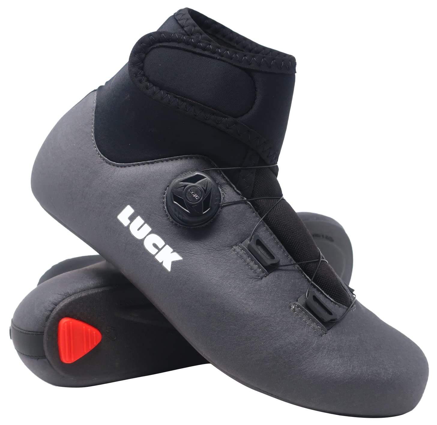 LUCK Fly Horma Ancha, Zapatillas de Ciclismo de Invierno para Carretera, con Suela de Carbono y Goretex.