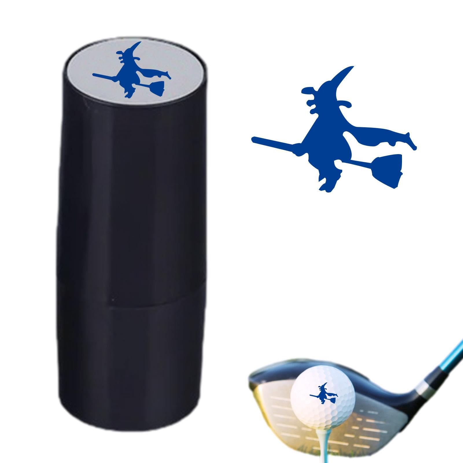 Vigcebit Golf Accessories Ball Stamp - Funny Golf Ball Stamper Stencil, Quick Dry, Lasting, Waterproof, Automatic Oil Out, Golf Ball Stamp, Ball Accessories, For Kindergarten Toys