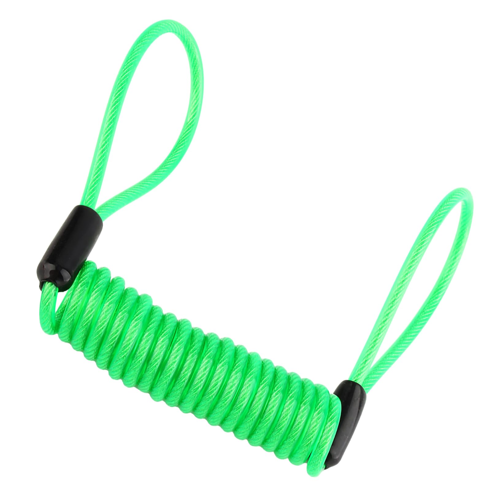 Alarm Disc Lock Security Reminder Rope Cable Scooter, 100% Brand New and High Quality, PVC + Alloy, Orange,Fluorescent green, yellow