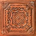 A La Maison Ceilings R126 Bijout Bee Foam Glue-up Ceiling Tile (129.6 sq. ft./Case), Pack of 48, Antique Copper