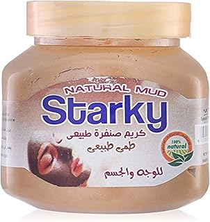 Starky Natural Scrub Cream with Natural Mud for Face and Body - 300 ml