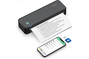 JADENS Bluetooth Thermal Printer: Compact, Wireless, and Inkless Printing Revolution