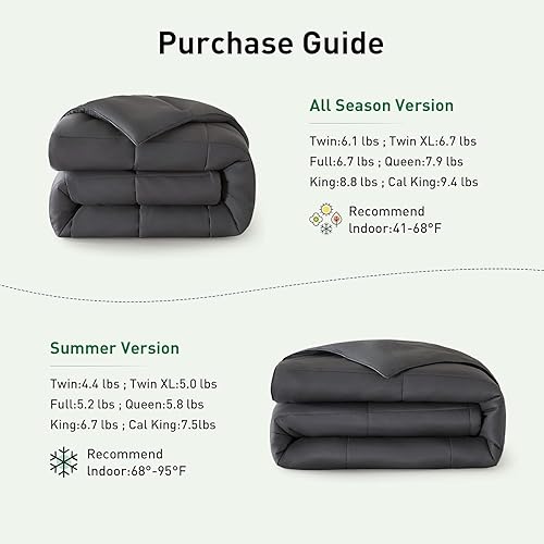 Miniatura 7 de Edredón suave tamaño Queen, ligero, relleno de edredón alternativo con 8 pestañas en las esquinas, mullido y transpirable con costuras en caja,