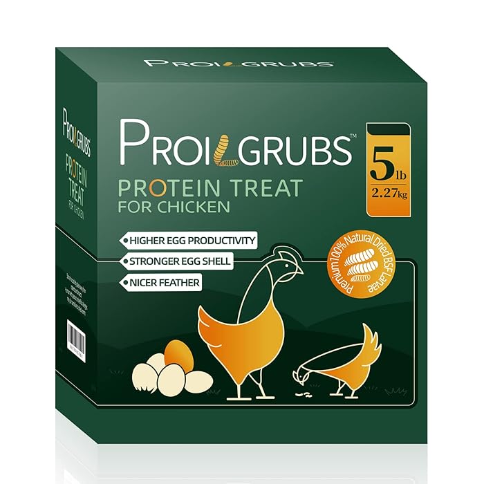 Buy PROILGRUBS 5LBS NonGMODried Worms for Chickens 85X More