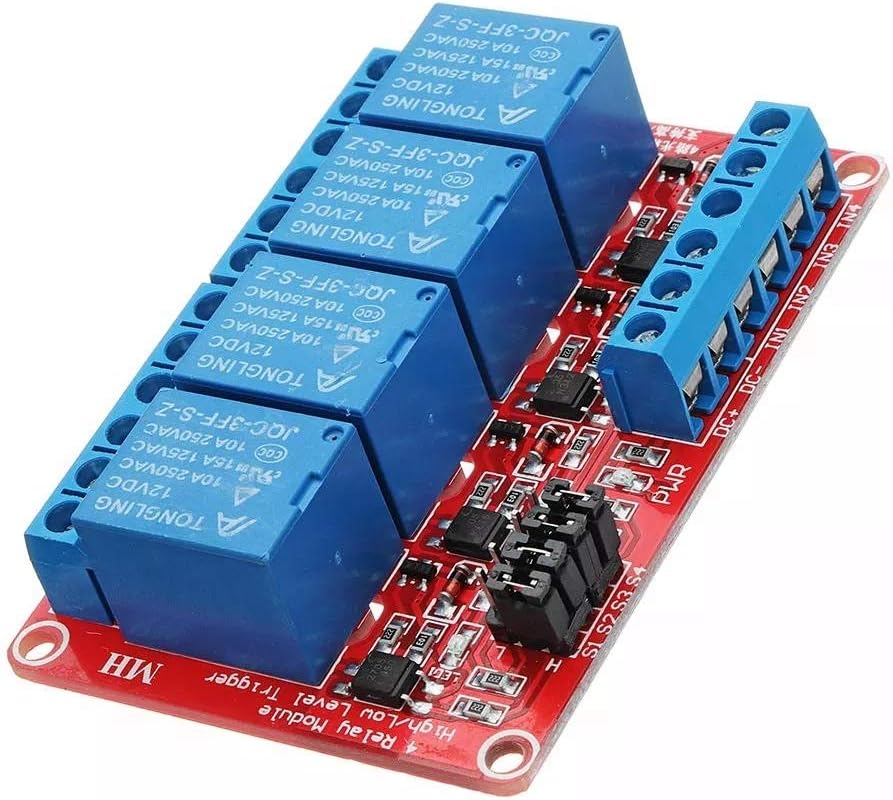 DC12V 4 3Pcs Channel Level Trigger Optocoupler Relay High