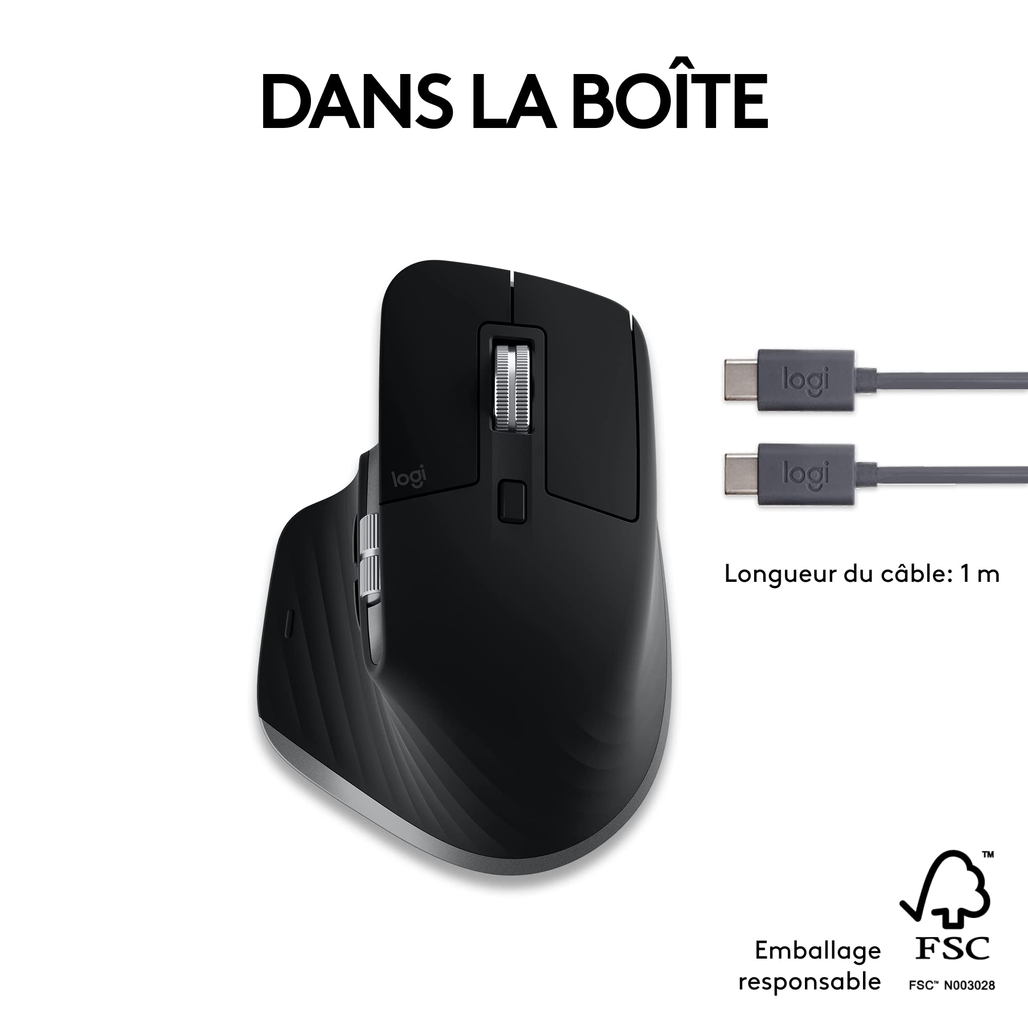 Logitech MX Master 3S pour Mac - Souris Bluetooth Sans Fil