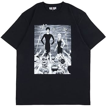 伊藤潤二　富江　四辻の美少年　セット Amazon.co.jp: 伊藤潤二/四つ辻の美少年＆富江 Tシャツ/ブラック