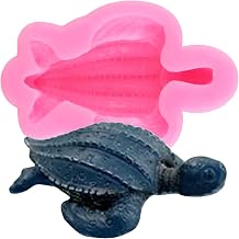 Sea Turtle Silicone Molds Turtle Fondant Mold Tortoise Chocolate Mold For Sugar Cake Decorating Cupcake Topper Candy Gum Paste Polymer Clay