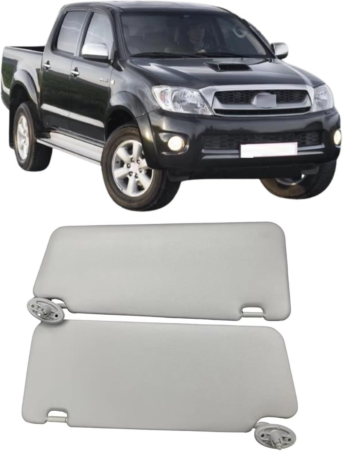 車 サンバイザー交換 ハイラックス用 サンバイザー 2005-2014 74310