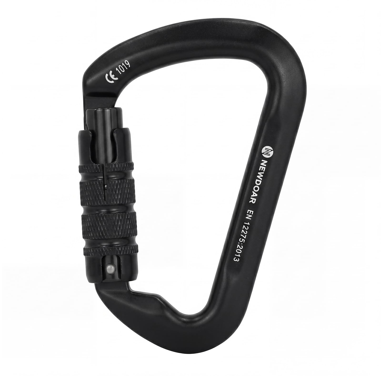 NewDoar Mousqueton d'escalade 30KN certifié CE professionnel robuste avec verrouillage automatique pour l'escalade, le rappel, le sauvetage, l'alpinisme, le rappel