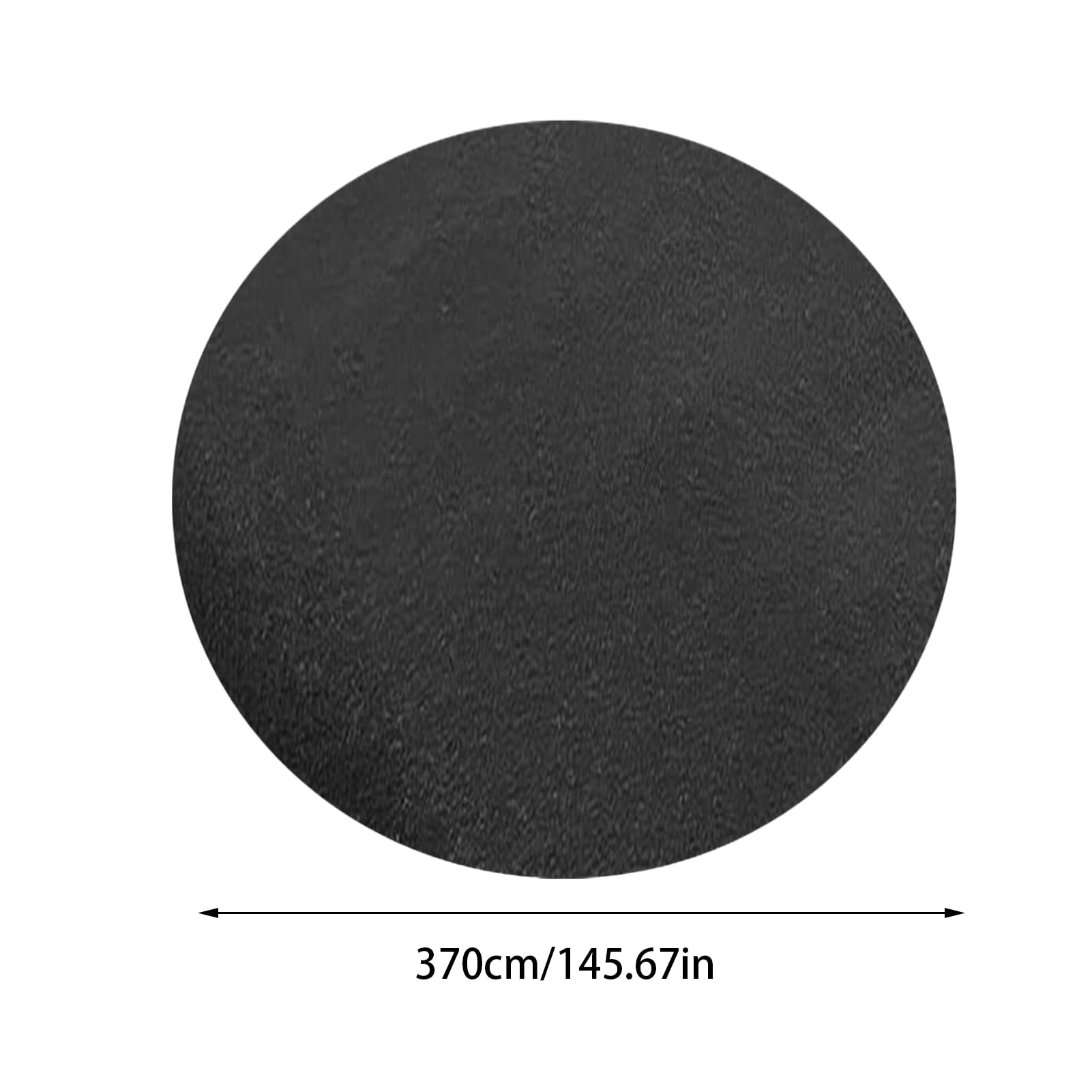 Alfombrilla Protectora para Piscina de 370 cm, práctica Base para Piscinas, Resistente y Gruesa sobre el Suelo, Alfombrillas Protectoras para jardín, Patio Trasero, césped