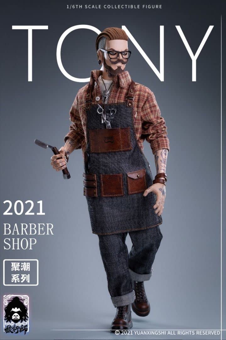 Amazon | 未開封 jc001 Barber Tony 理容師 トニー 1/6 フィギュア (検