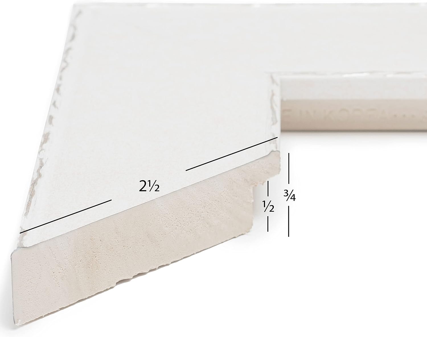 Craig Frames Starlight, 10x12 Picture Frame Matted for an 8x10 Photo, Pearl White