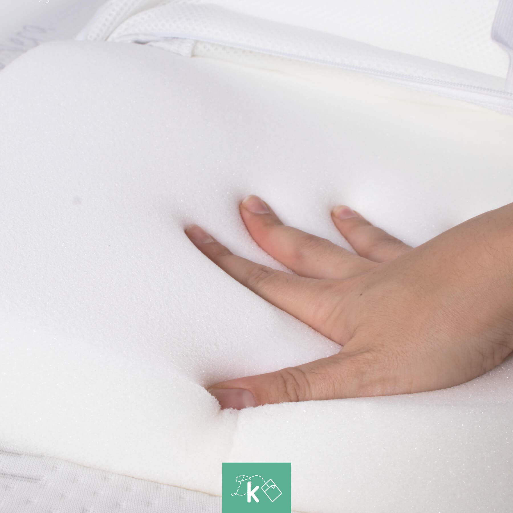 Topper Viscoelástico Sobrecolchón - Topper 80x200 cm Funda Aloe Vera - 5 cm Grosor - Transpirable