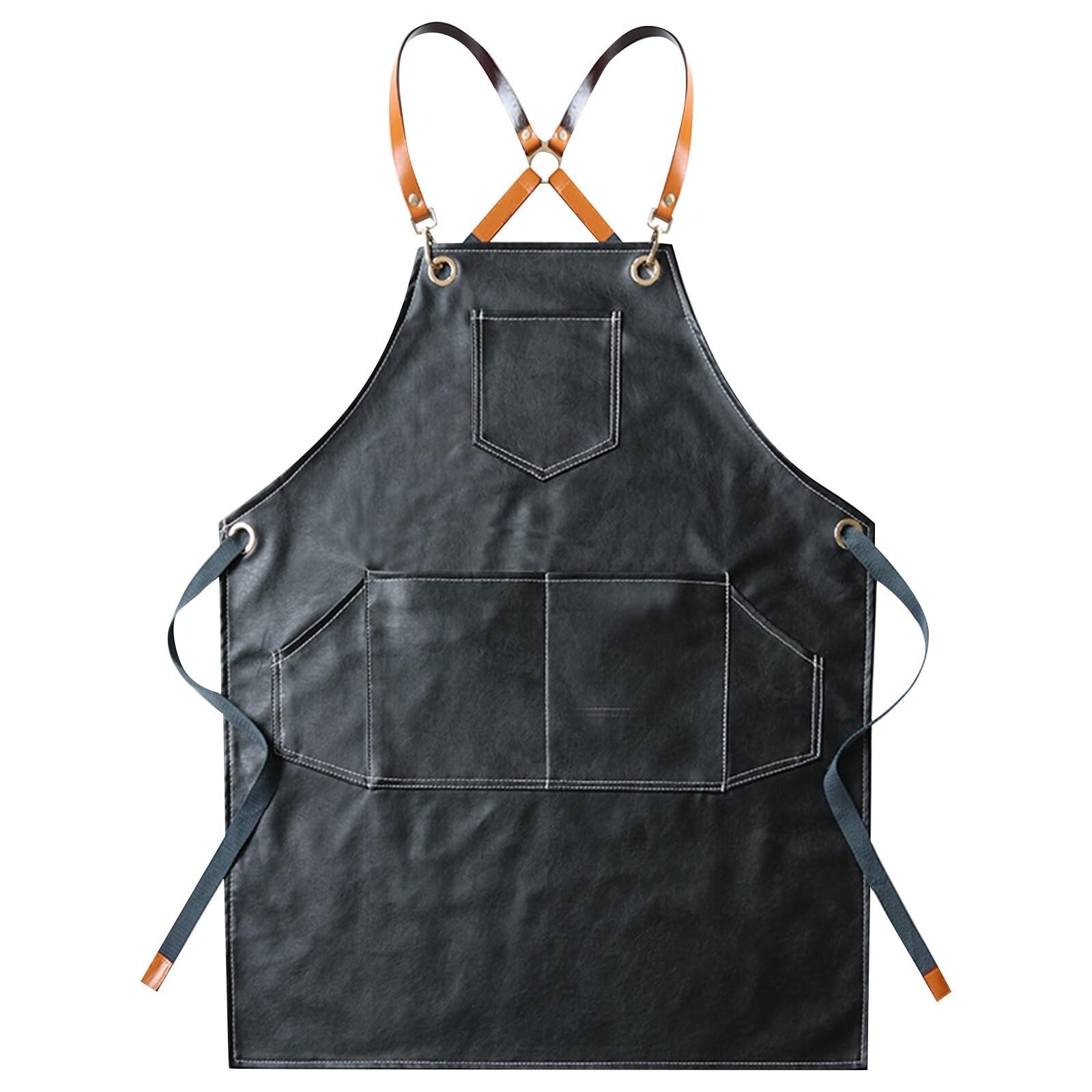 Delantal impermeable de lona algodón grueso, 2 uds., tienda Catering, cocina, hogar, jardinería, delantal cintura comercial Para Hogar