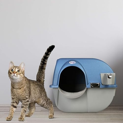Omega Paw Self Cleaning Cat Litter Box — packaging and what arrives in the box