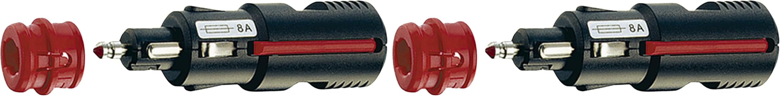 HELLA - Stecker - 24V - Stecker: Schraubkontakt - 8JA 007 589-002, kompatible mit Motorrad (Packung mit 2)