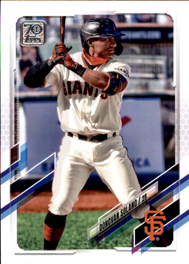 Amazon.com: 2021 Topps #605 Donovan Solano San Francisco Giants Baseball  Card : Everything Else
