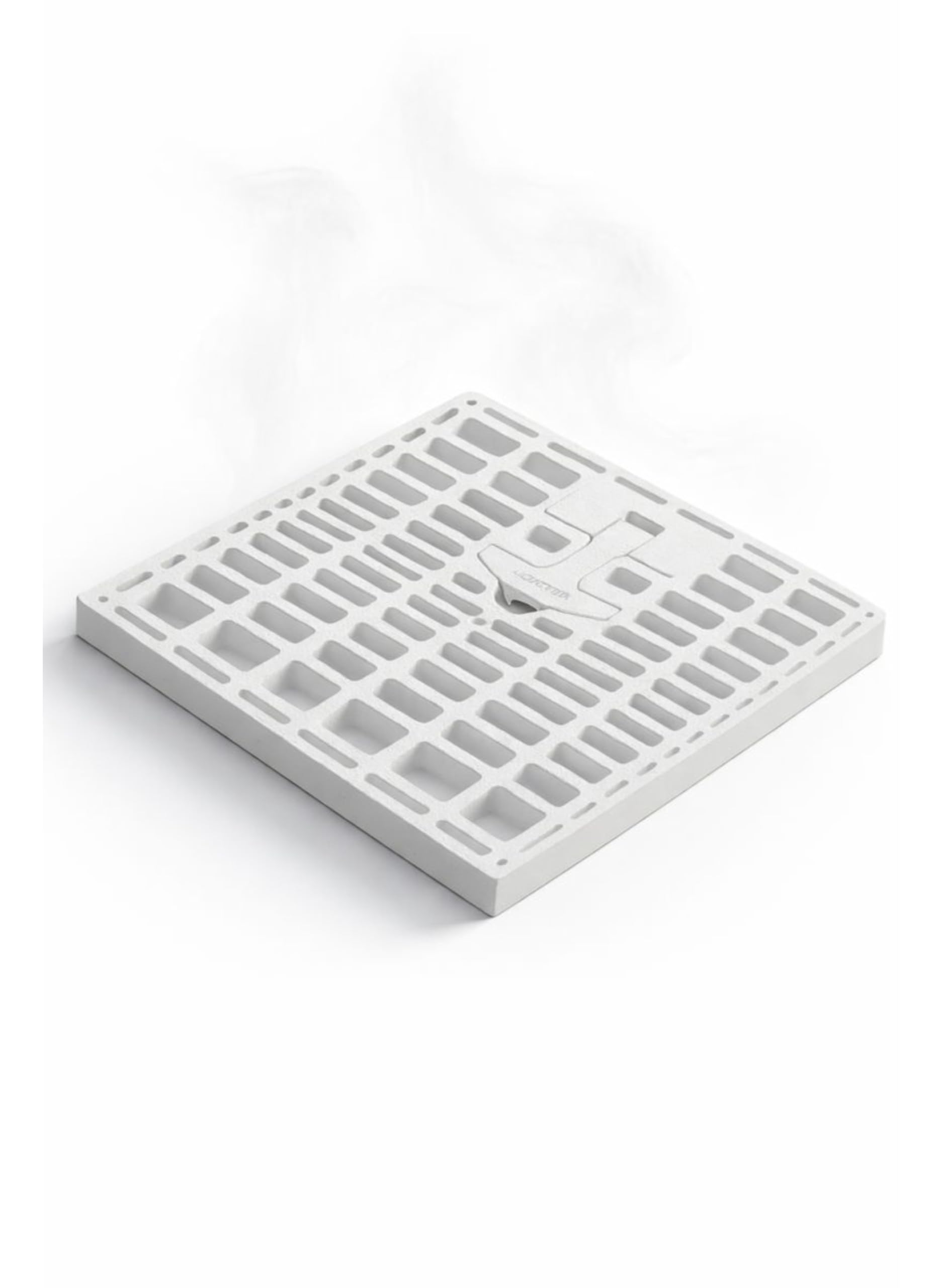 40×40 cm Heavy Duty Plastic Gully Grating with Frame – Square Floor Drain Cover, Durable & Rust-Proof Drainage Grate for Garden, Swimming Pool & Indoor/Outdoor Use